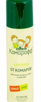 Комарофф аэрозоль от комаров, клещей и мошек 3в1 фл. 100мл