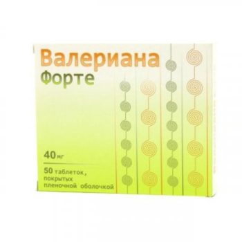 Валериана форте 0,04 n50 табл п/о