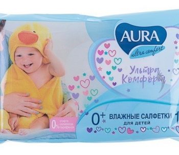 Салфетки влажные Аура ультра комфорт  детск №15