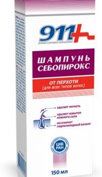 911 Шампунь себопирокс п/перхоти д/всех типов150мл