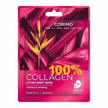 Коримо маска  д/лица ткан "Лифтинг"100%  Collagen, 22гр, Корея