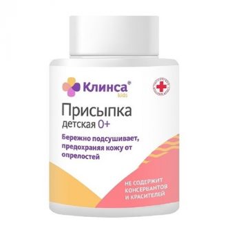 Клинса присыпка детская, фл. 100г